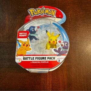 Pokemon Battle Figure Pack Pikachu Popplio New in Package